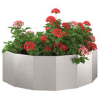 vidaXL Pflanzkübel Silber 120 x 60 x 35 cm Edelstahl