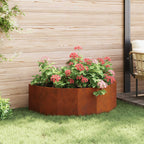 vidaXL Pflanzkübel Rostig 120 x 60 x 35 cm Wetterfeststahl