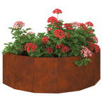 vidaXL Pflanzkübel Rostig 120 x 60 x 35 cm Wetterfeststahl