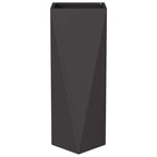 vidaXL Pflanzkübel 2 pcs Schwarz 30 x 30 x 75 cm Stahl