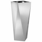 vidaXL Pflanzkübel 2 pcs Silber 30 x 30 x 75 cm Verzinkter Stahl