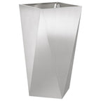 vidaXL Pflanzkübel 2 pcs Silber 40 x 40 x 75 cm Edelstahl