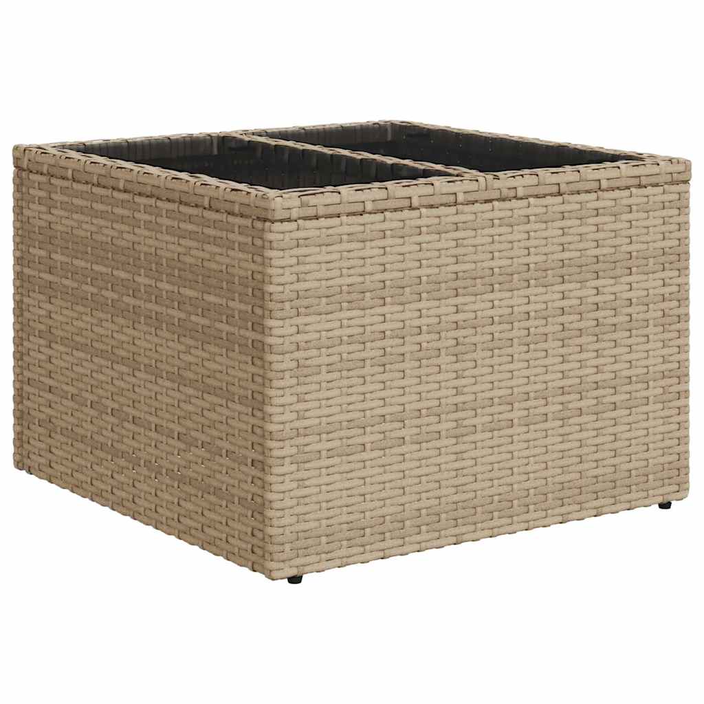 vidaXL Gartensofa-set mit Kissen 7 pcs Beige und Creme 55 x 55 x 37 cm