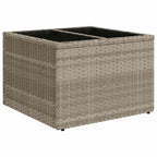vidaXL Garten-Sofa-Set 5 pcs Hellgrau und Dunkelgrau Poly-Rattan