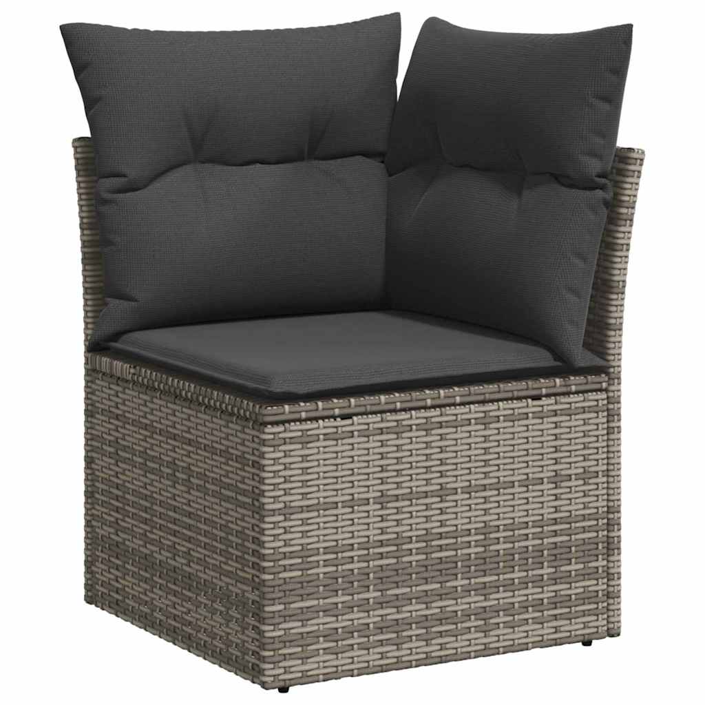 vidaXL Garten-Sofa-Set 8 pcs Grau