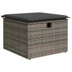 vidaXL Sofa Set mit Kissen 5 pcs Poly-Rattan