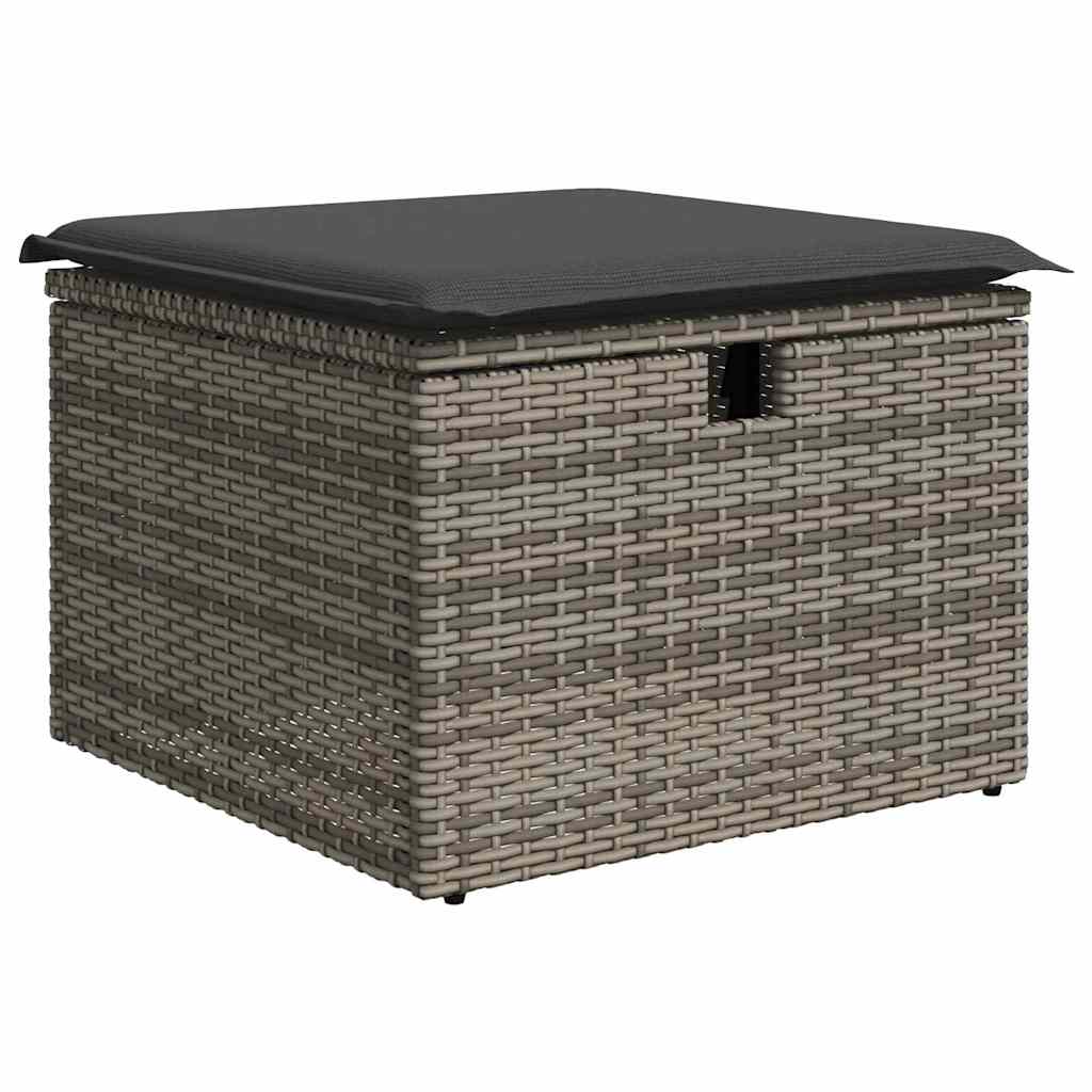 vidaXL Sofa Set mit Kissen 5 pcs Poly-Rattan
