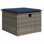 vidaXL Sofa Set mit Kissen 3 pcs Poly-Rattan