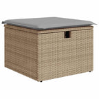 vidaXL Garten-Sofa-Set 8 pcs Beige 55 x 62 x 69 cm Poly Rattan