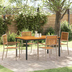 vidaXL Garten Essgruppe 4 pcs Beige und Braun Poly-Rattan