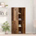 vidaXL Büroschrank Altholz 60 x 32 x 152,5 cm Holzwerkstoff