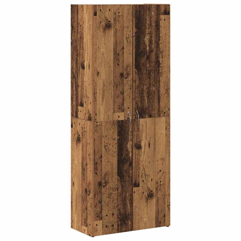 vidaXL Büroschrank Altholz 60 x 32 x 152,5 cm Holzwerkstoff