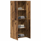 vidaXL Büroschrank Altholz 60 x 32 x 152,5 cm Holzwerkstoff