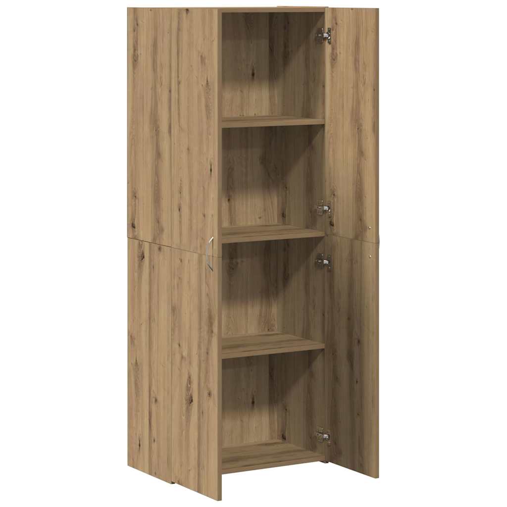 vidaXL Büroschrank Artisan-Eiche 60 x 32 x 152,5 cm Holzwerkstoff