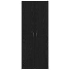 vidaXL Büroschrank Schwarz Eichen-Optik 60 x 32 x 152,5 cm
