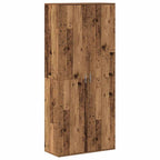 vidaXL Highboard Altholz 80 x 35 x 180 cm Holzwerkstoff