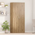 vidaXL Highboard Eiche handwerklich 80 x 35 x 180 cm Holzwerkstoff