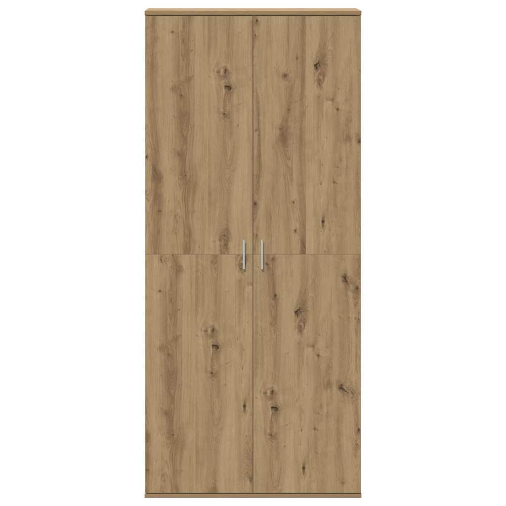vidaXL Highboard Eiche handwerklich 80 x 35 x 180 cm Holzwerkstoff