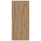 vidaXL Highboard Eiche handwerklich 80 x 35 x 180 cm Holzwerkstoff