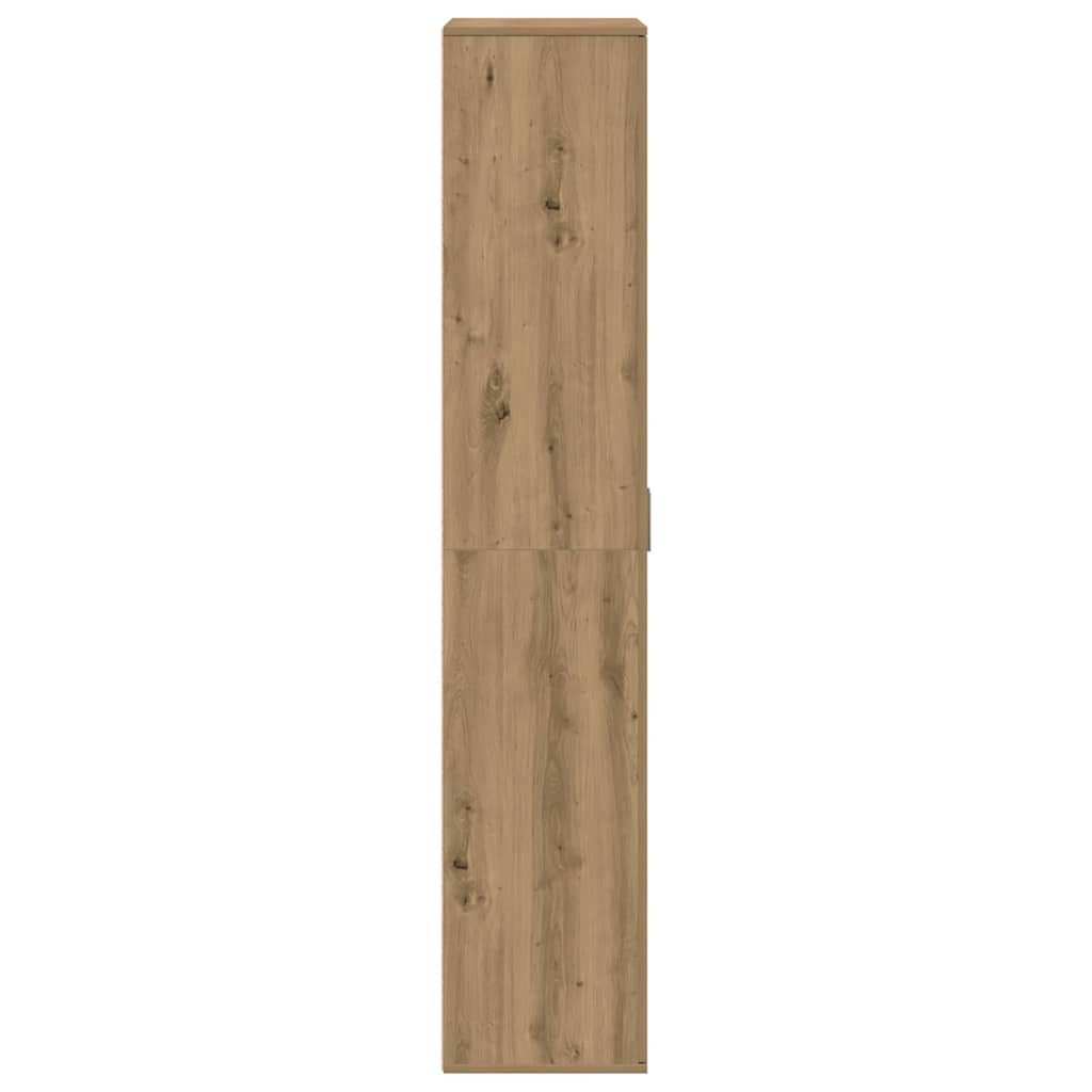 vidaXL Highboard Eiche handwerklich 80 x 35 x 180 cm Holzwerkstoff