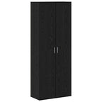 vidaXL Highboard Schwarz Eichen-Optik 70 x 33,5 x 180 cm Holzwerkstoff