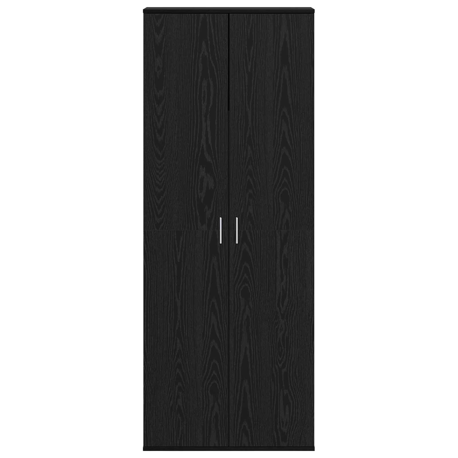 vidaXL Highboard Schwarz Eichen-Optik 70 x 33,5 x 180 cm Holzwerkstoff