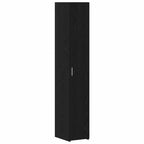 vidaXL Highboard 2 pcs Schwarz Eichen-Optik 30 x 42,5 x 185 cm