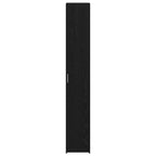 vidaXL Highboard 2 pcs Schwarz Eichen-Optik 30 x 42,5 x 185 cm