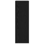 vidaXL Pflanzenständer 2 pcs Schwarz Eichen-Optik 33 x 33 x 100 cm