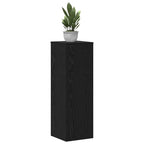 vidaXL Pflanzenständer 2 pcs Schwarz Eichen-Optik 33 x 33 x 100 cm