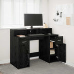 vidaXL Schreibtisch Schwarze Eiche 120 x 55 x 91 cm Holzwerkstoff