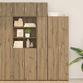 vidaXL Aufbewahrungsschrank 2 pcs Artisan-Eiche 30 x 42,5 x 225 cm