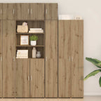vidaXL Aufbewahrungsschrank 2 pcs Artisan-Eiche 30 x 42,5 x 225 cm
