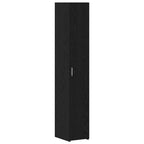 vidaXL Aufbewahrungsschrank 2 pcs Schwarze Eiche 30 x 42,5 x 225 cm