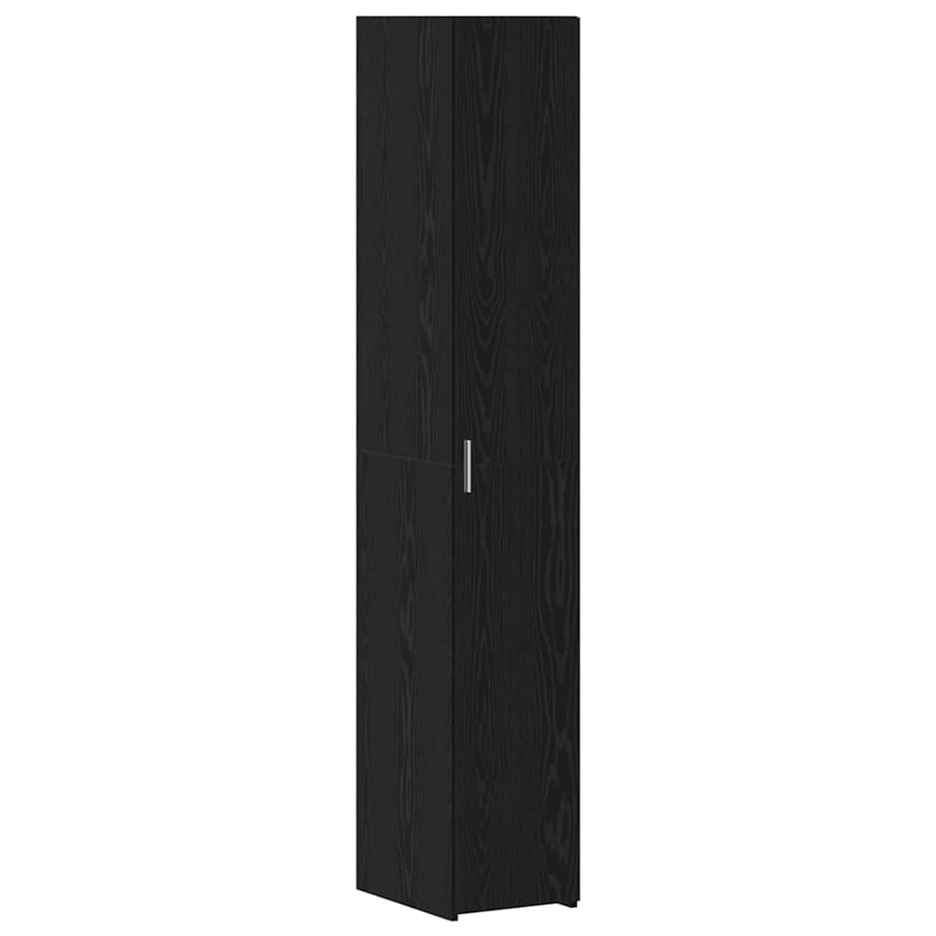 vidaXL Aufbewahrungsschrank 2 pcs Schwarze Eiche 30 x 42,5 x 225 cm