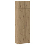 vidaXL Aufbewahrungsschrank 3 pcs Artisan-Eiche