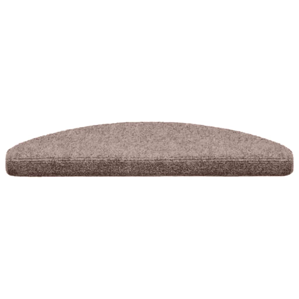 vidaXL Stufenmatten Selbstklebend 20 Stk. 65x21x4 cm Hellbraun Halbrund Groß
