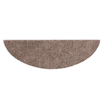 vidaXL Stufenmatten Selbstklebend 30 Stk. 56x17x3 cm Hellbraun Halbrund