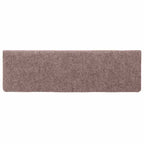 vidaXL Stufenmatten Selbstklebend 30 Stk. 65x21x4 cm Hellbraun Rechteckiger Rand