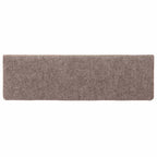 vidaXL Stufenmatten Selbstklebend 20 Stk. 65x21x4 cm Hellbraun Rechteckiger Rand