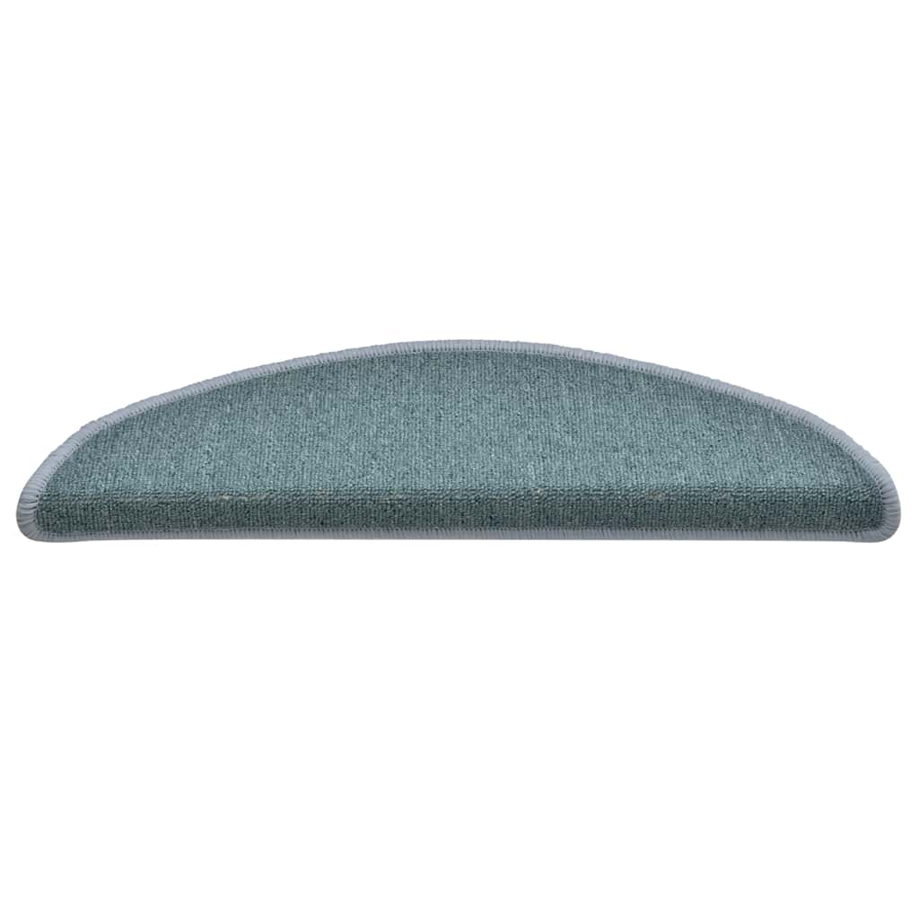 vidaXL Stufenmatten 30 Stk. 56x17x3 cm Seeblau Halbrund