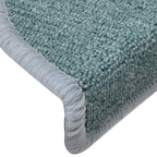 vidaXL Stufenmatten 30 Stk. 56x17x3 cm Seeblau Halbrund