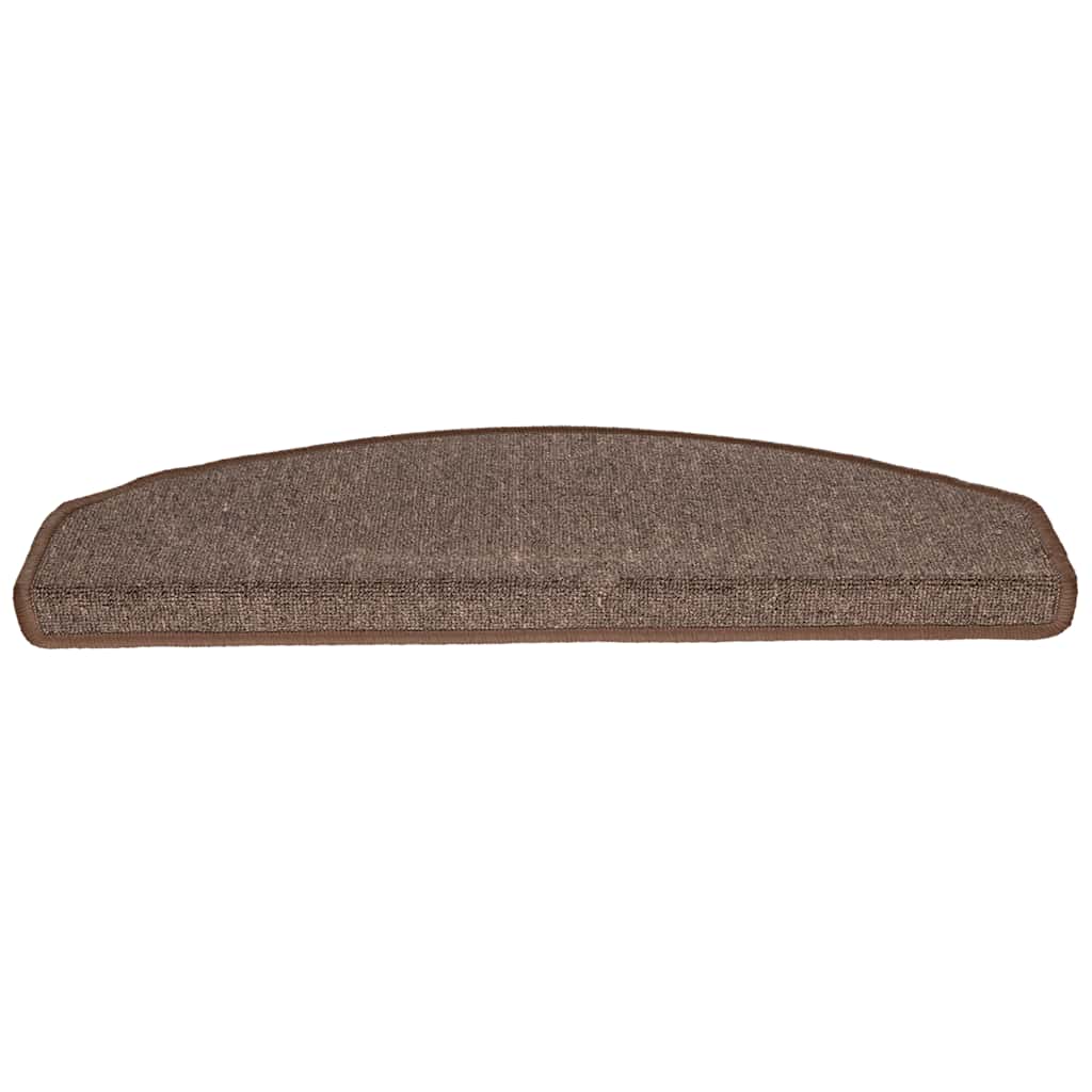 vidaXL Stufenmatten 30 Stk. 65x24x4 cm Kaffeebraun Halbrund Groß