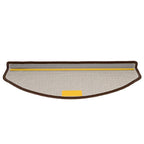 vidaXL Stufenmatten 30 Stk. 65x24x4 cm Kaffeebraun Halbrund Groß