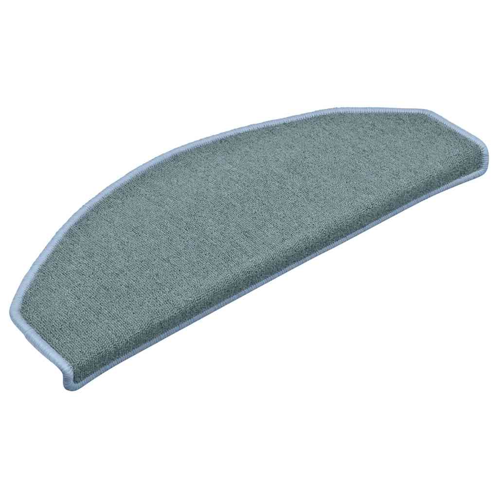 vidaXL Stufenmatten 30 Stk. 65x24x4 cm Seeblau Halbrund Groß