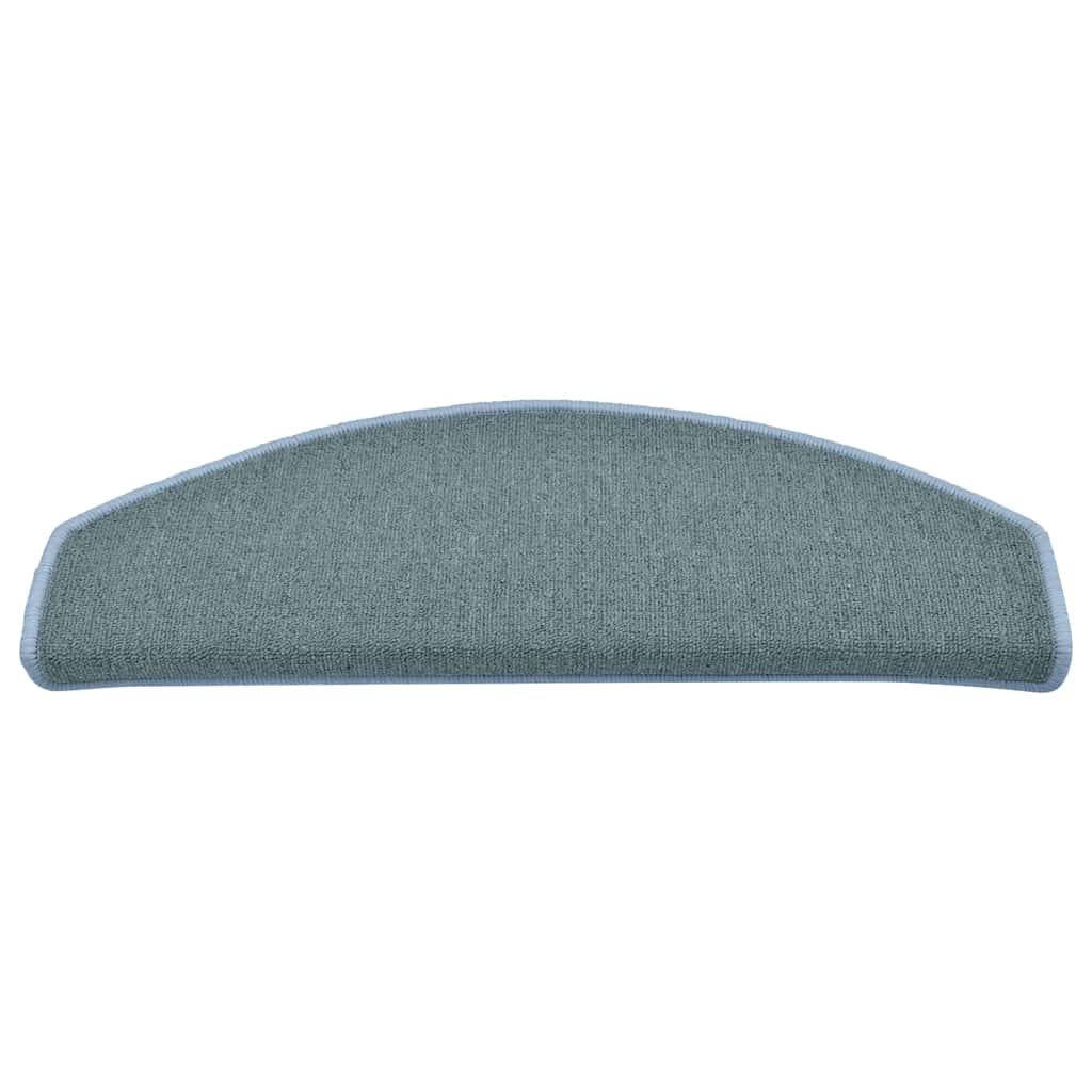 vidaXL Stufenmatten 30 Stk. 65x24x4 cm Seeblau Halbrund Groß
