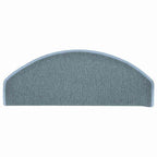 vidaXL Stufenmatten 30 Stk. 65x24x4 cm Seeblau Halbrund Groß