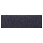 vidaXL Stufenmatten 30 Stk. 65 x 21 x 4 cm Dunkelgrau und Blau Rechteckiger Rand