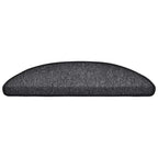 vidaXL Stufenmatten 20 Stk. 56x17x3 cm Anthrazit Halbrund