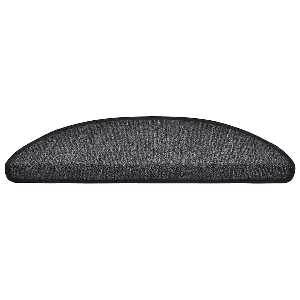 vidaXL Stufenmatten 20 Stk. 56x17x3 cm Anthrazit Halbrund